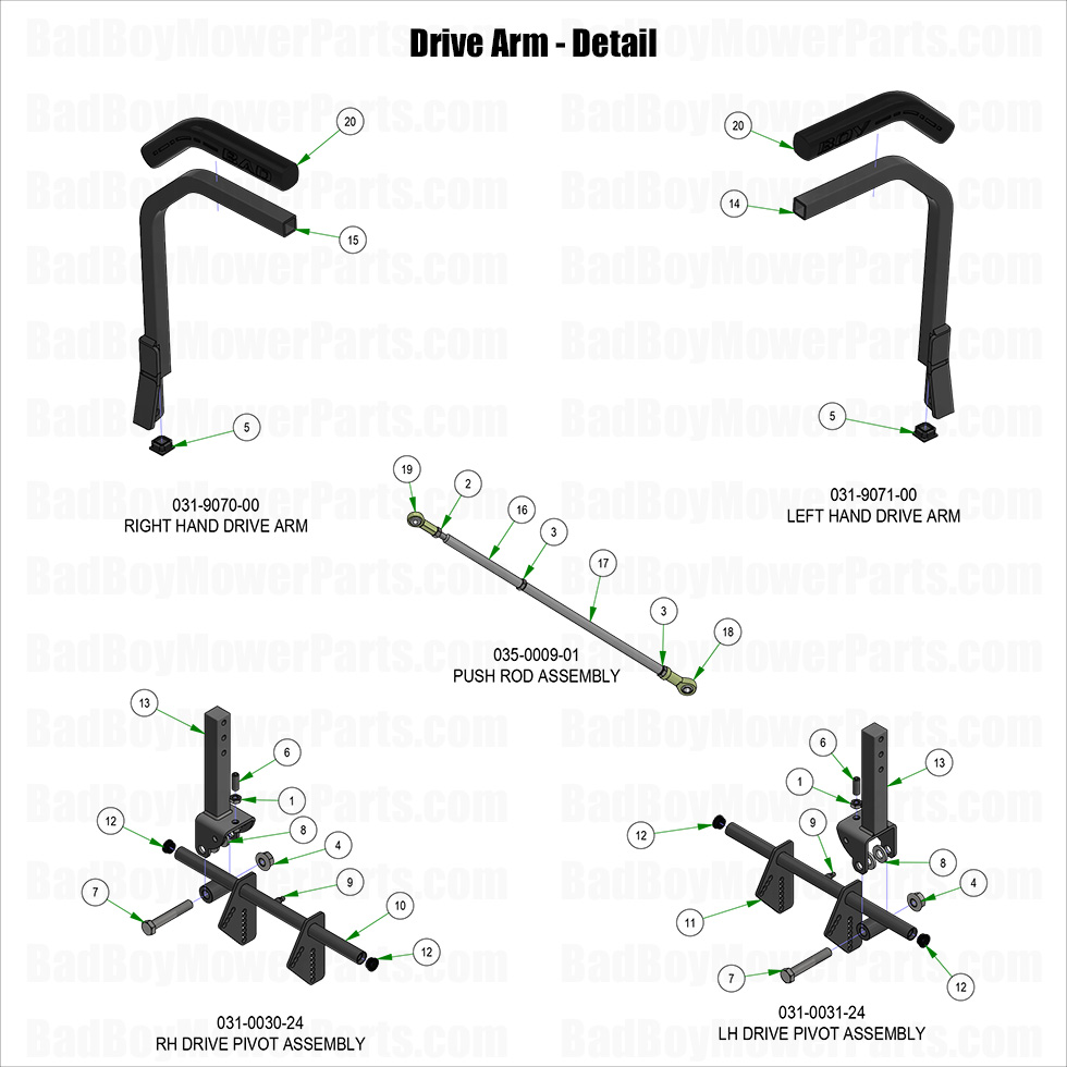 2025 Rebel & Rebel X - Drive Arm - Detail